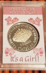 Specialty Silver Coin Collectible Its a Girl!